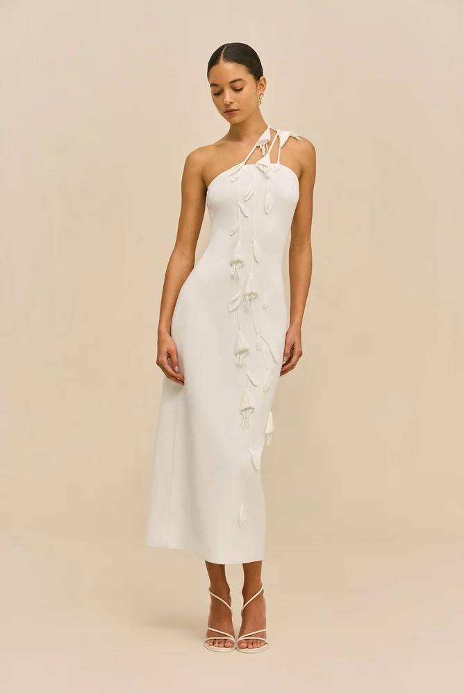JILLY KNIT DRESS - OFF WHITE