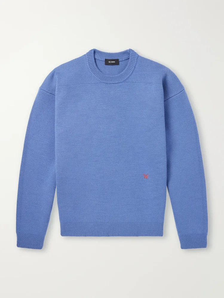 Embroidered Wool Sweater