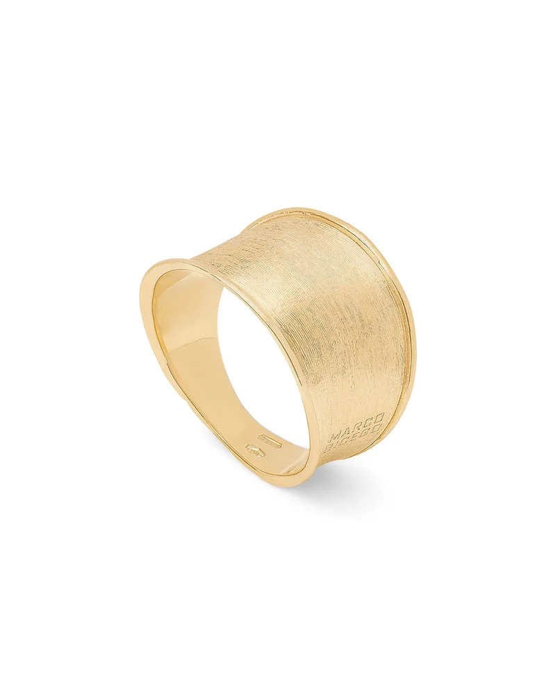 18K Yellow Gold Lunaria Band Ring
