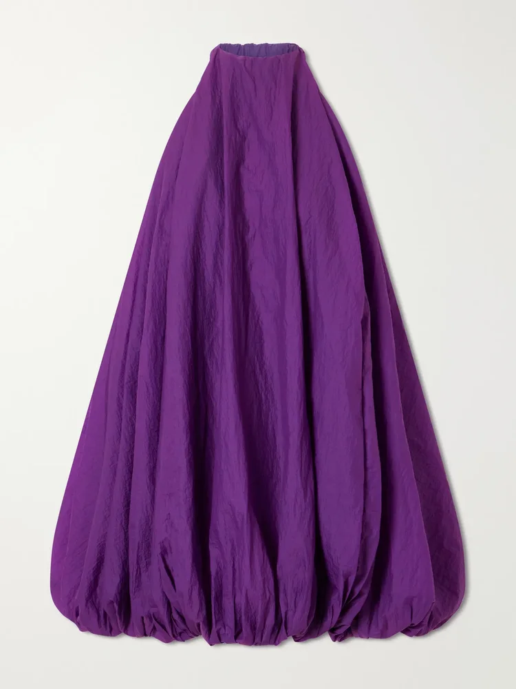 Balloon woven dress