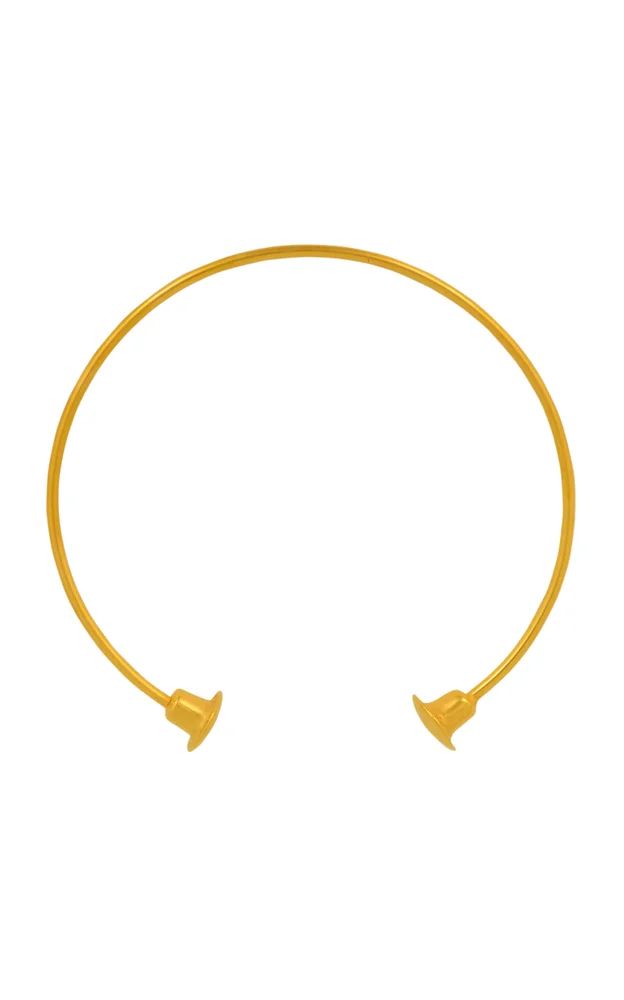 Kipalina 24K Gold-Plated Choker Necklace