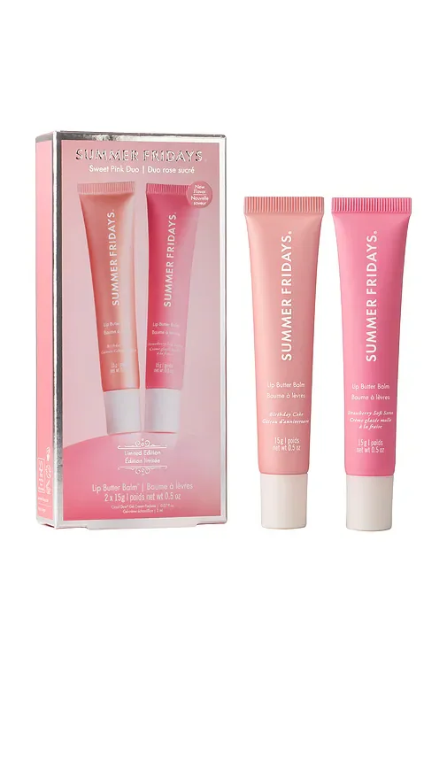 Sweet Pink Lip Butter Balm Birthday Duo Summer Fridays