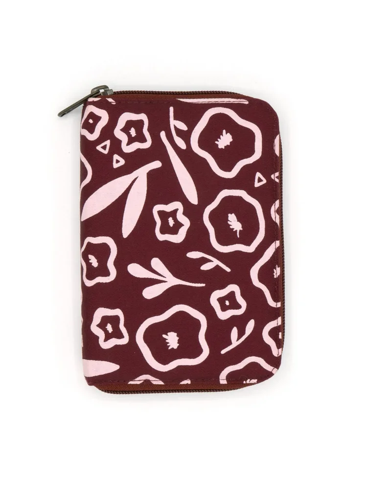Zip Jewelry Travel Organizer, Ruby Poppy