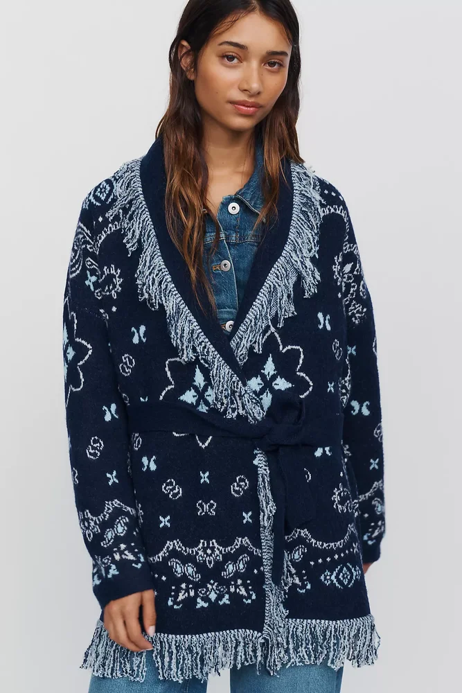 Bandana Wrap Cardigan