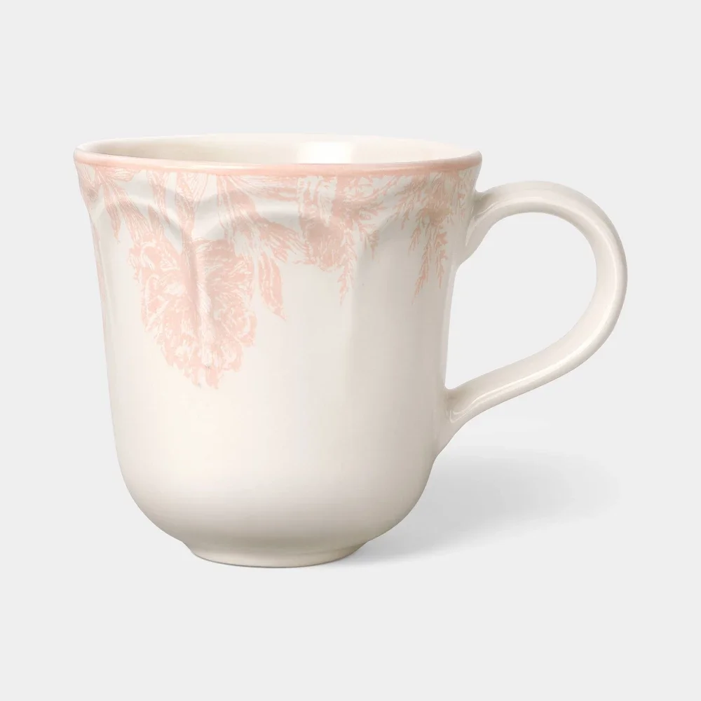 13.34 fl oz Legacy Heirloom Mug, Pink Floral