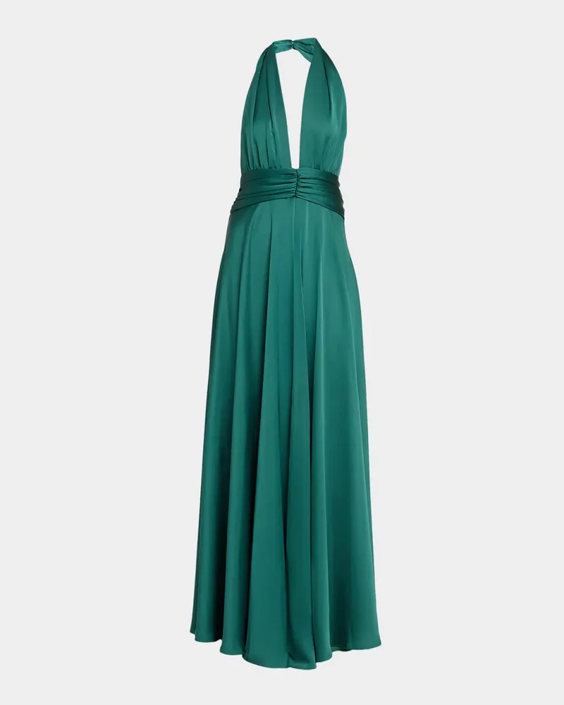 Jasmine Backless Plunging Gown