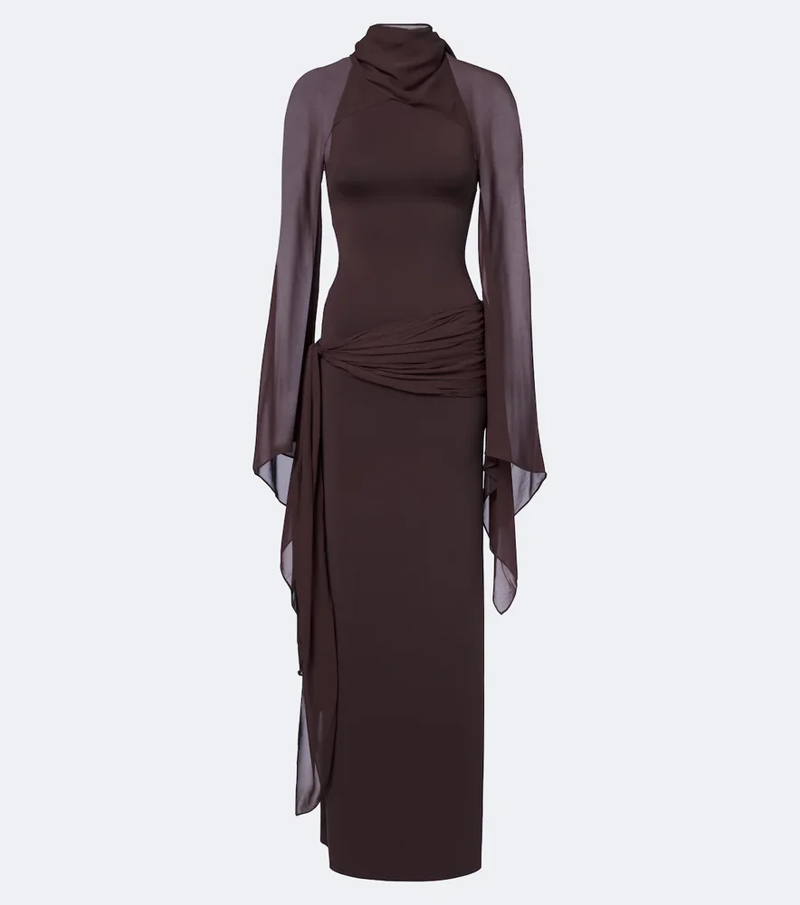 Sabela georgette maxi dress