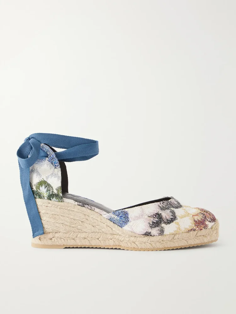 Eva 60 wedge espadrille sandals