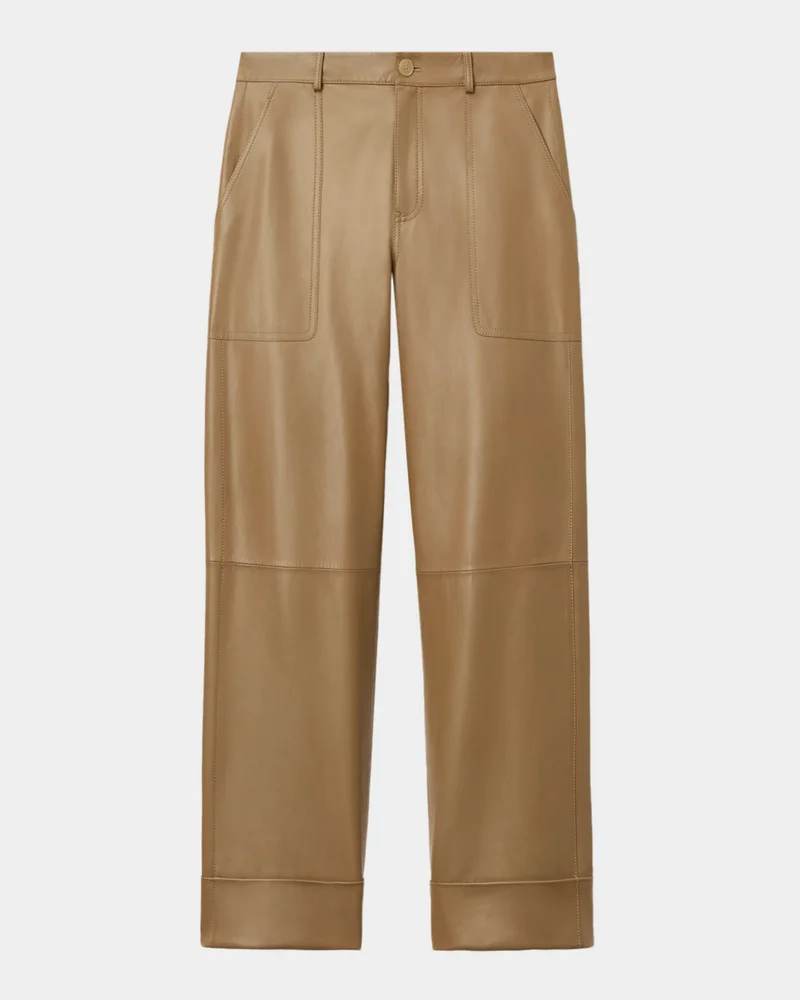 Highline Cropped Nappa Leather Pants