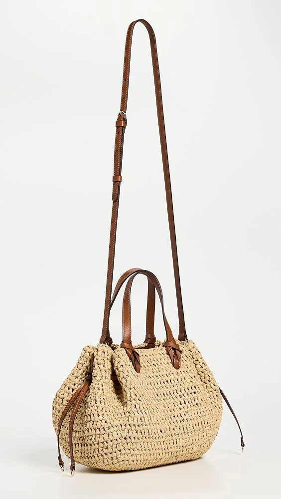 Gio Raffia Crossbody Bag
