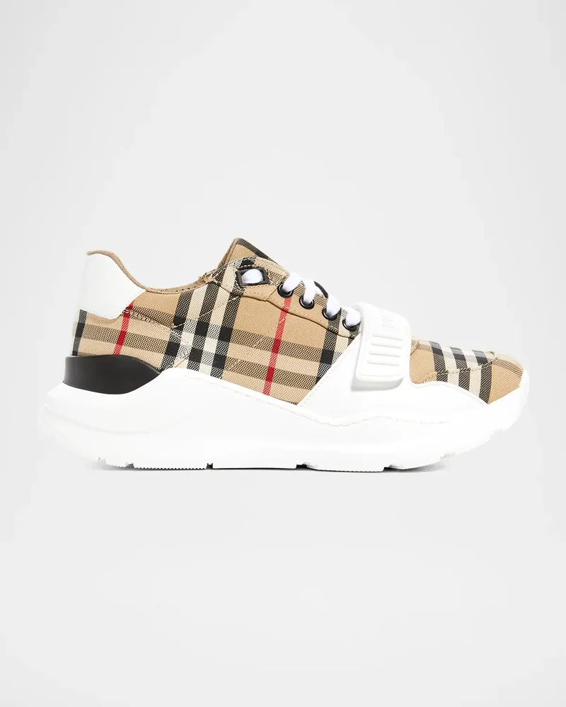 Regis Check Trainer Sneakers