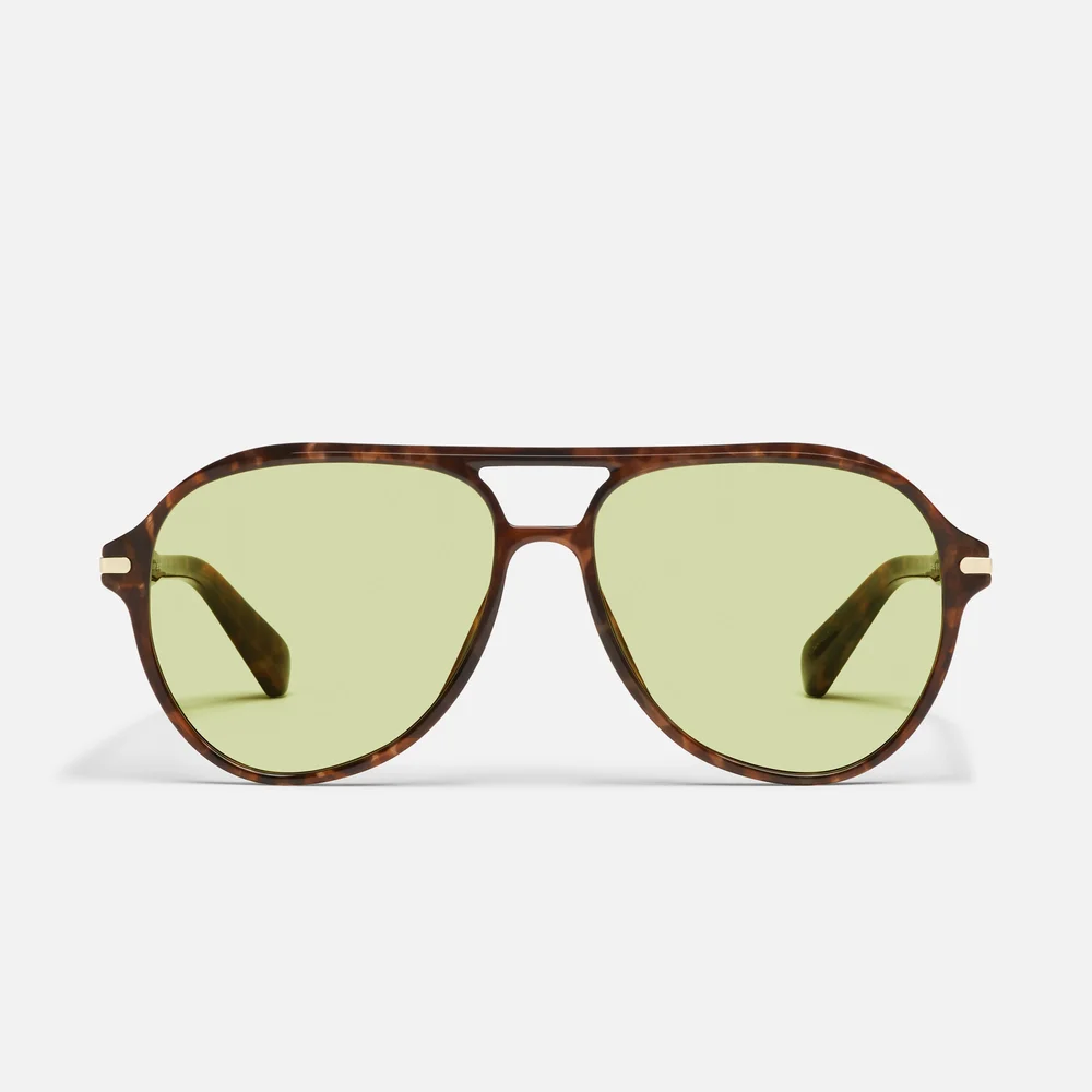 Day One Sunglasses, Amber Tort / Zest