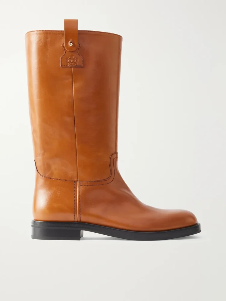 Peyton leather knee boots