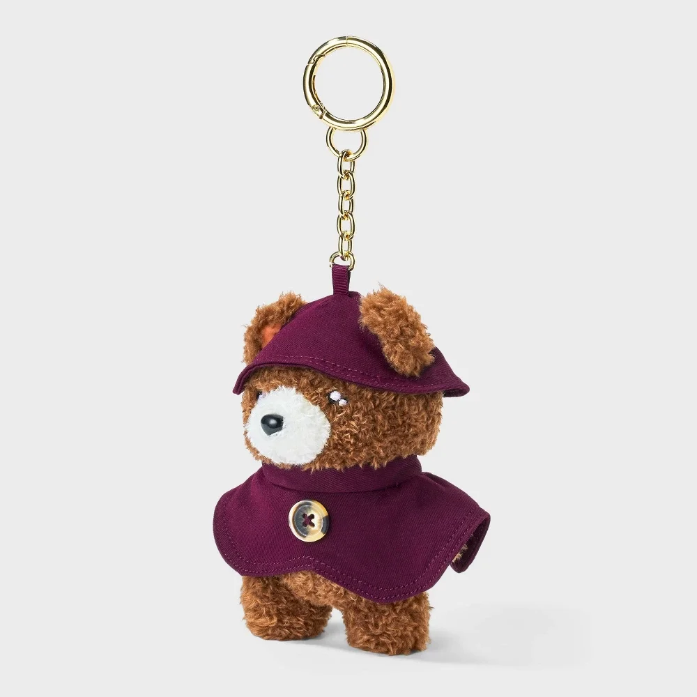 Plush Dressed Bear Bag Charm