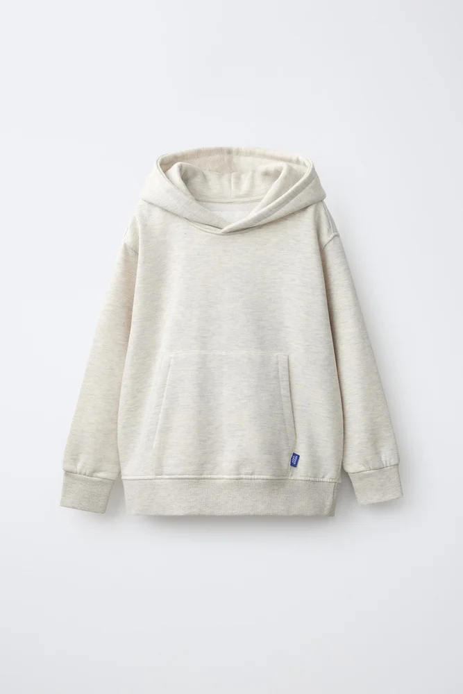 Plain Hoodie (Ecru/Marl)
