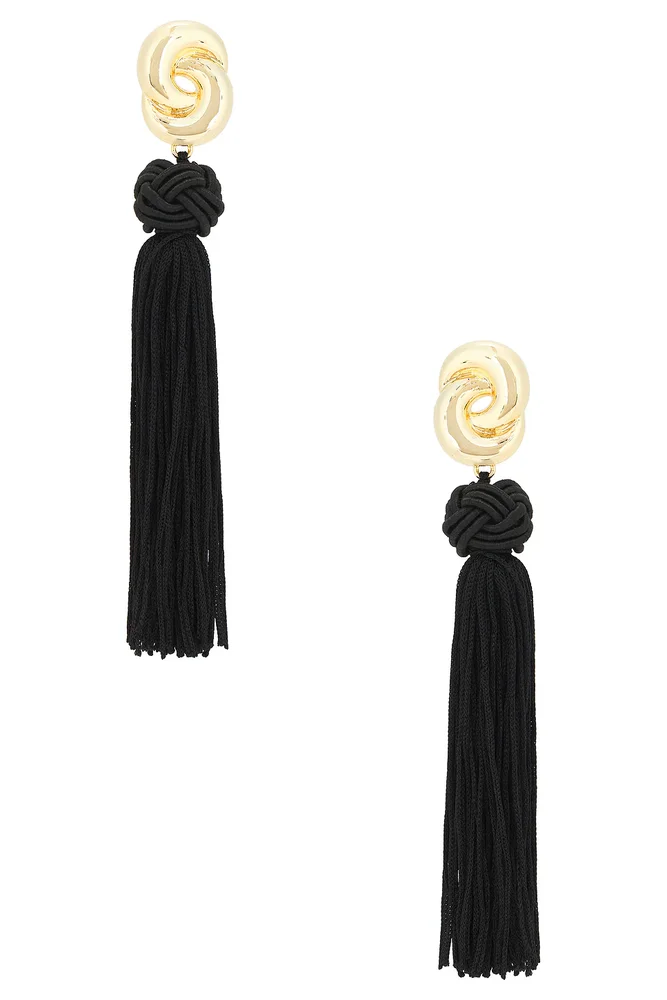 The Solstice Knot Tassel Earrings