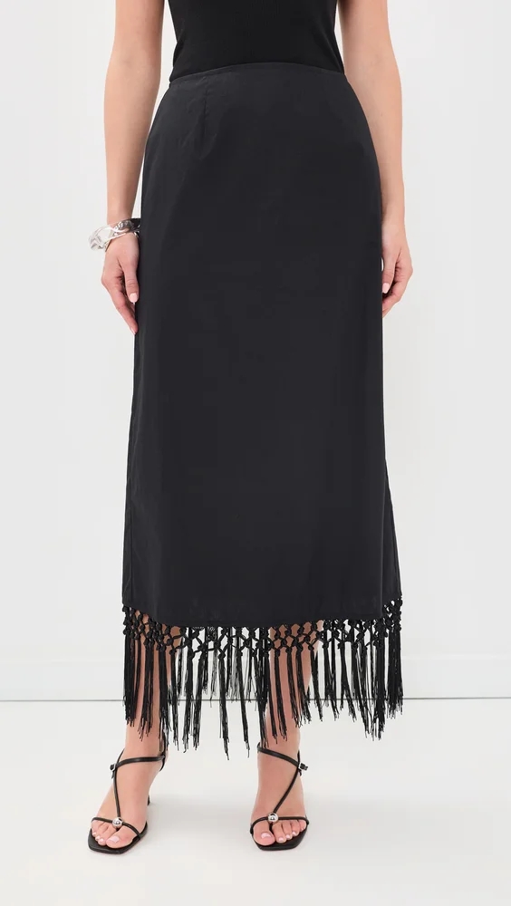 Billie Black Midi Skirt