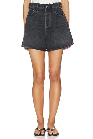 AGOLDE Lyonne Cinched Waist Shorts