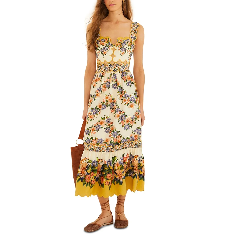 Hilo Stripes Sand Maxi Dress