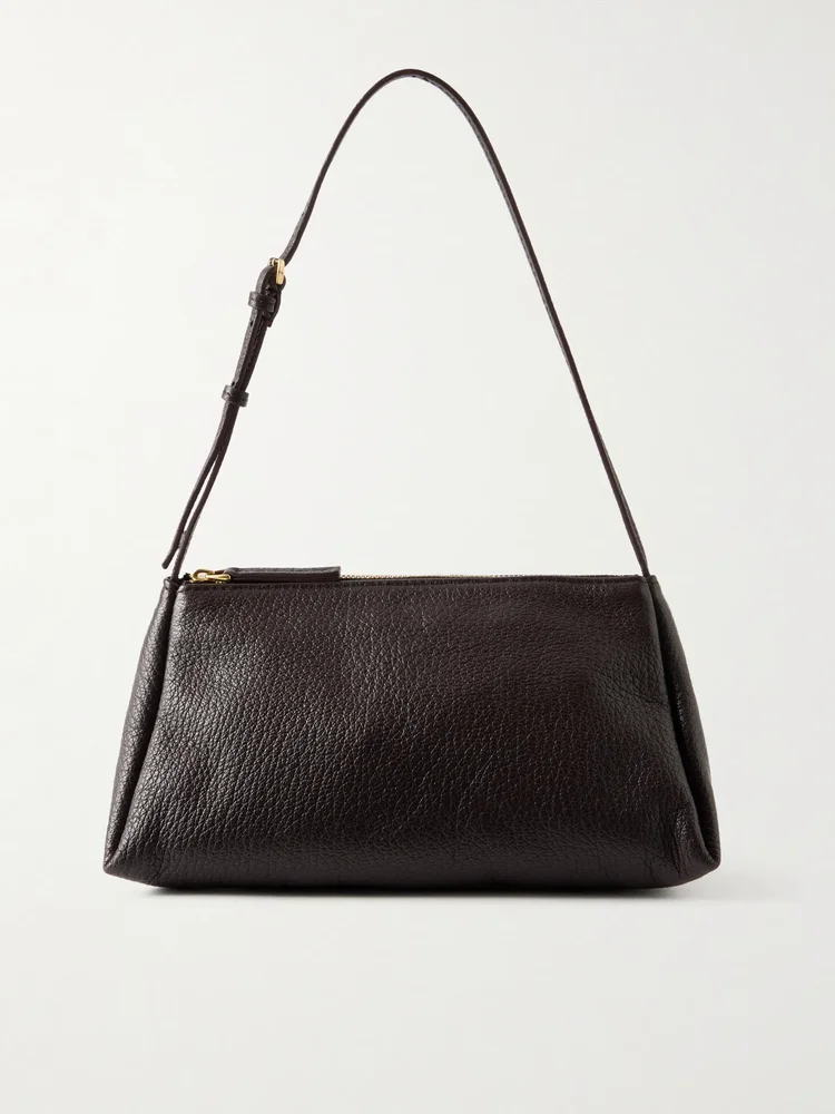 Aurelis textured-leather shoulder bag