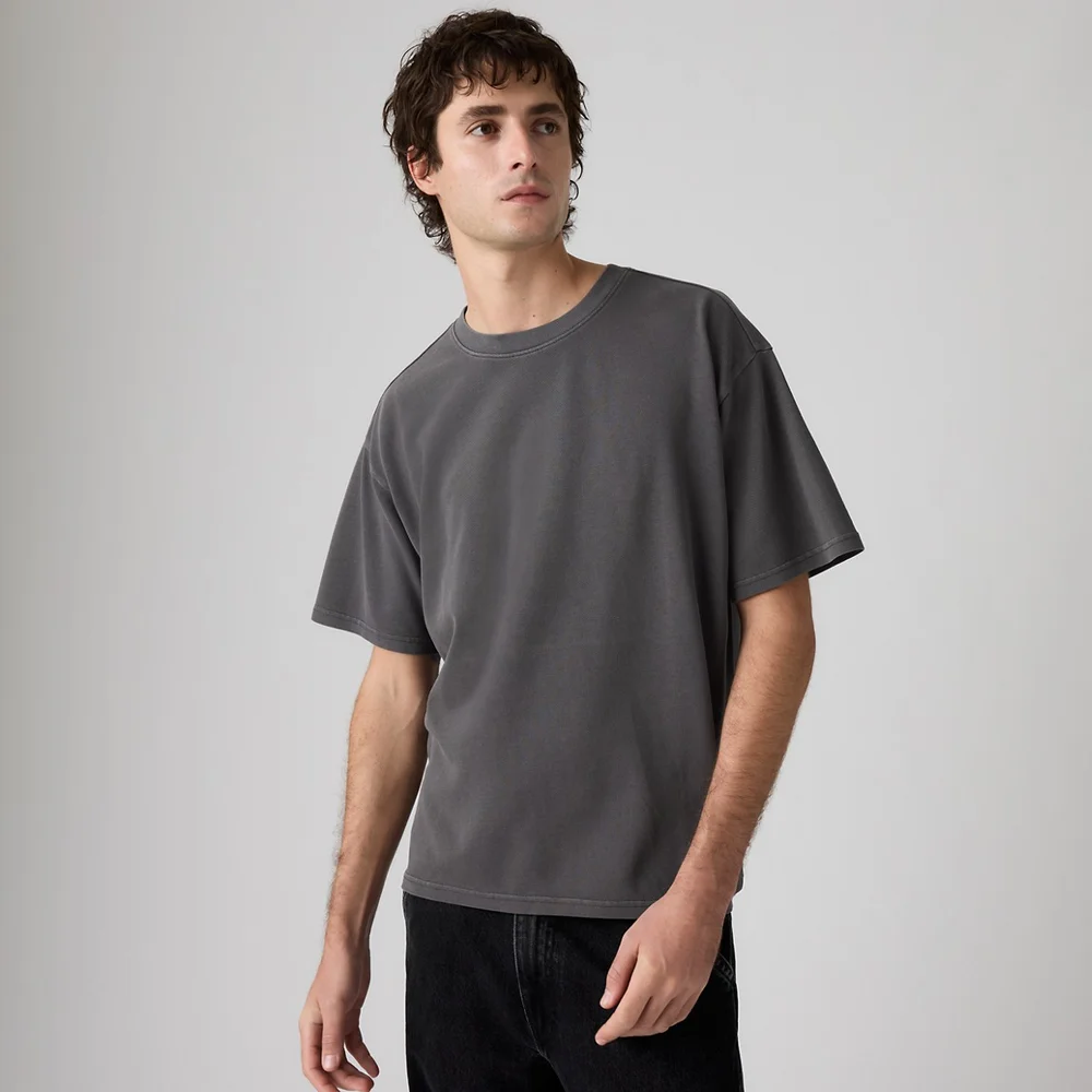 Boxy Short-sleeve Garment Dye T-shirt