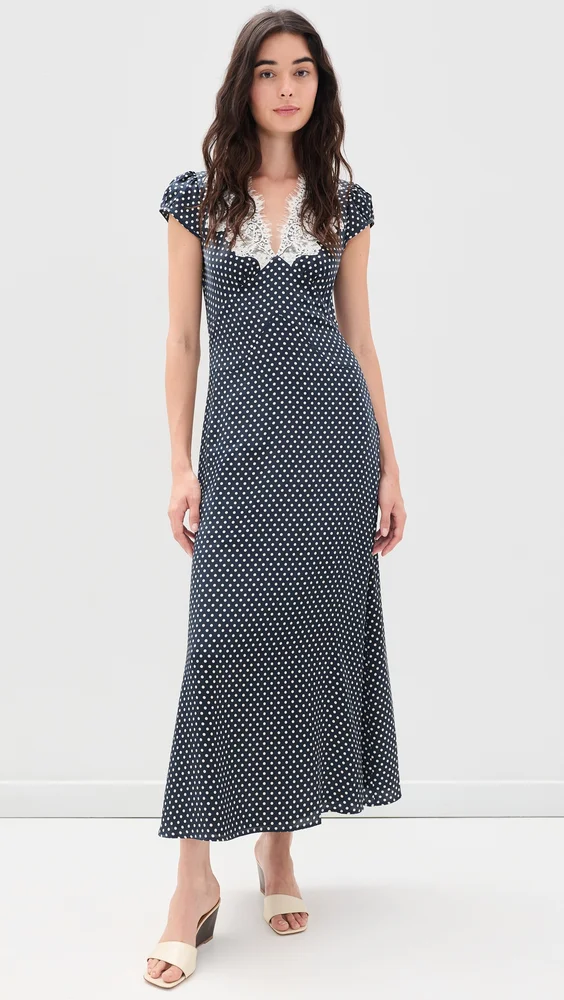 Kasey Silk Midi Dress