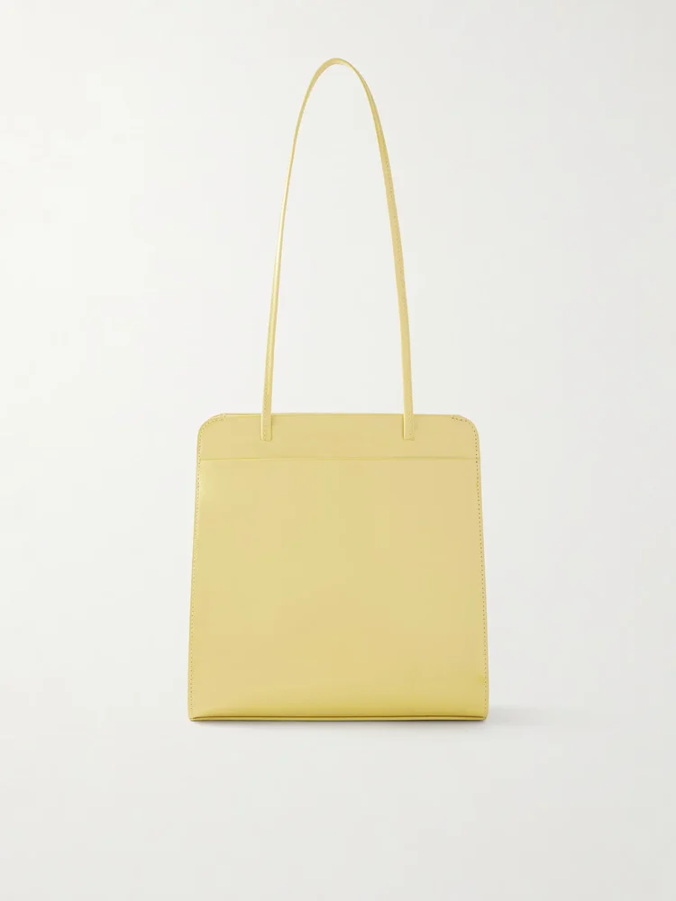 Lisse patent-leather shoulder bag