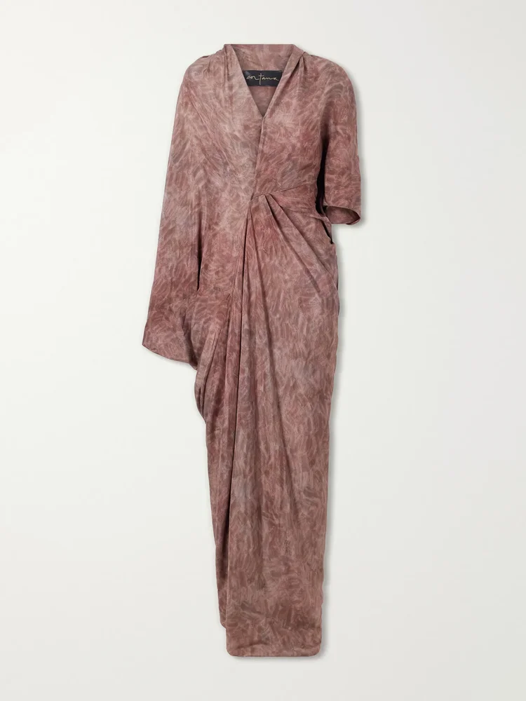 Mayu satin maxi dress