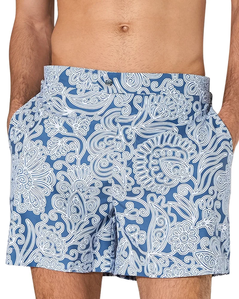 Fallow 12.5" Paisley Swim Shorts