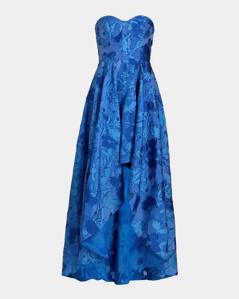 Celia Floral Jacquard Gown
