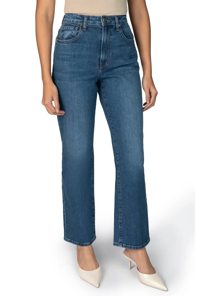 The Kate Petite Straight Leg Jean / Sapphire
