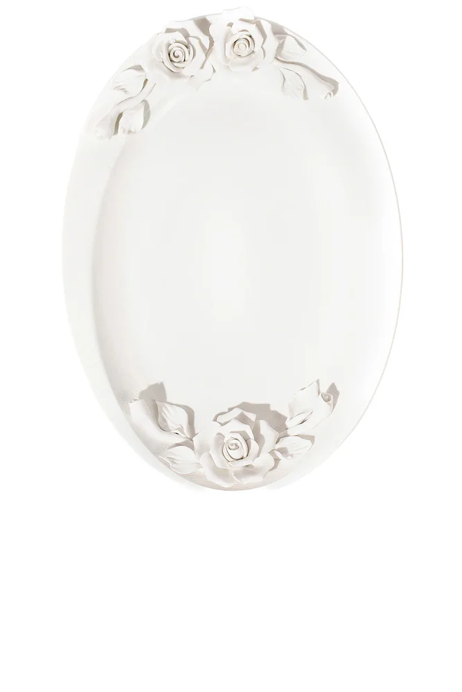 Isabella Artisan Rose Oval Platter 12 Inch