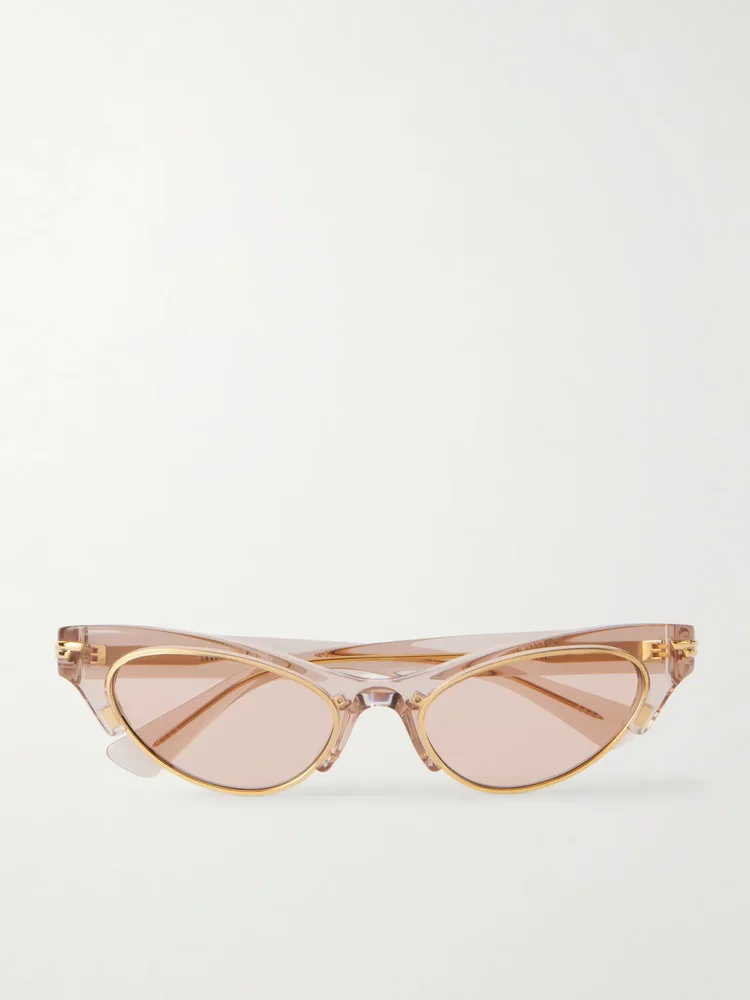 Cat-eye acetate sunglasses