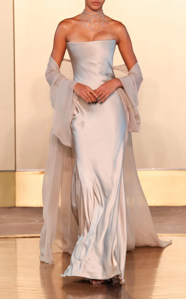 Silk Chiffon Opera Coat