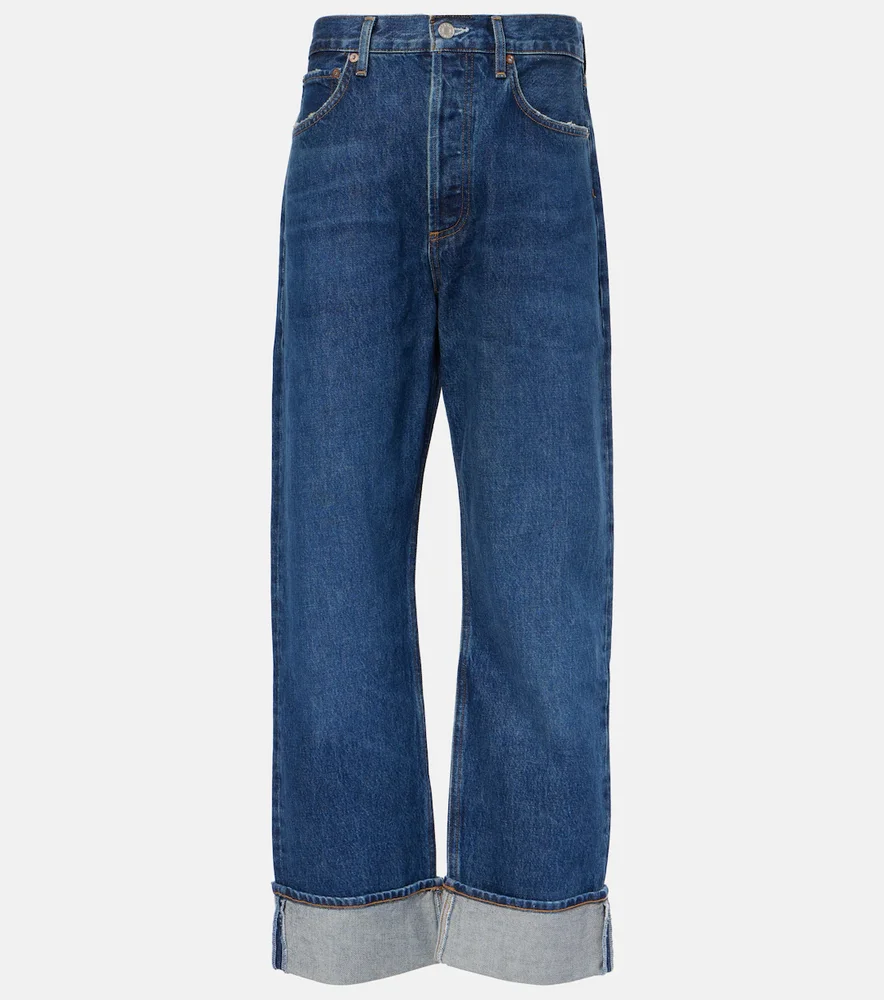 Fran mid-rise straight jeans