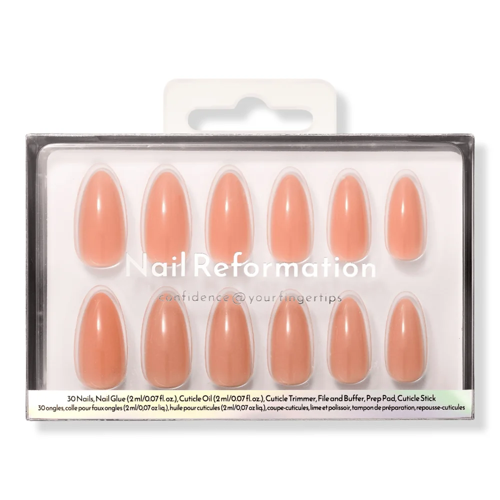 Soft Nude Press-On Nails