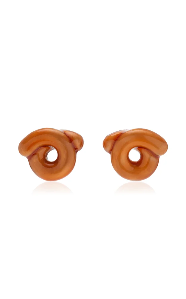 Tarallo Enameled Sterling Silver Earrings