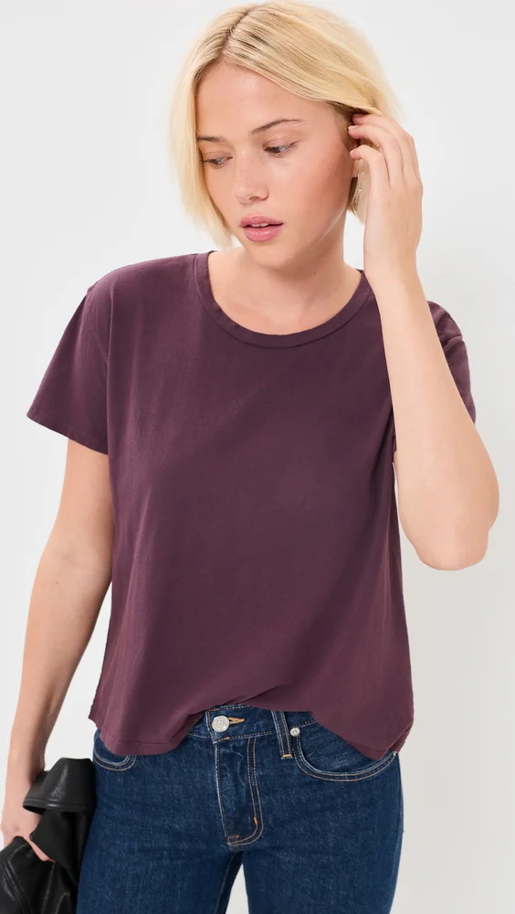 Short Sleeve Boxy Crew Tee