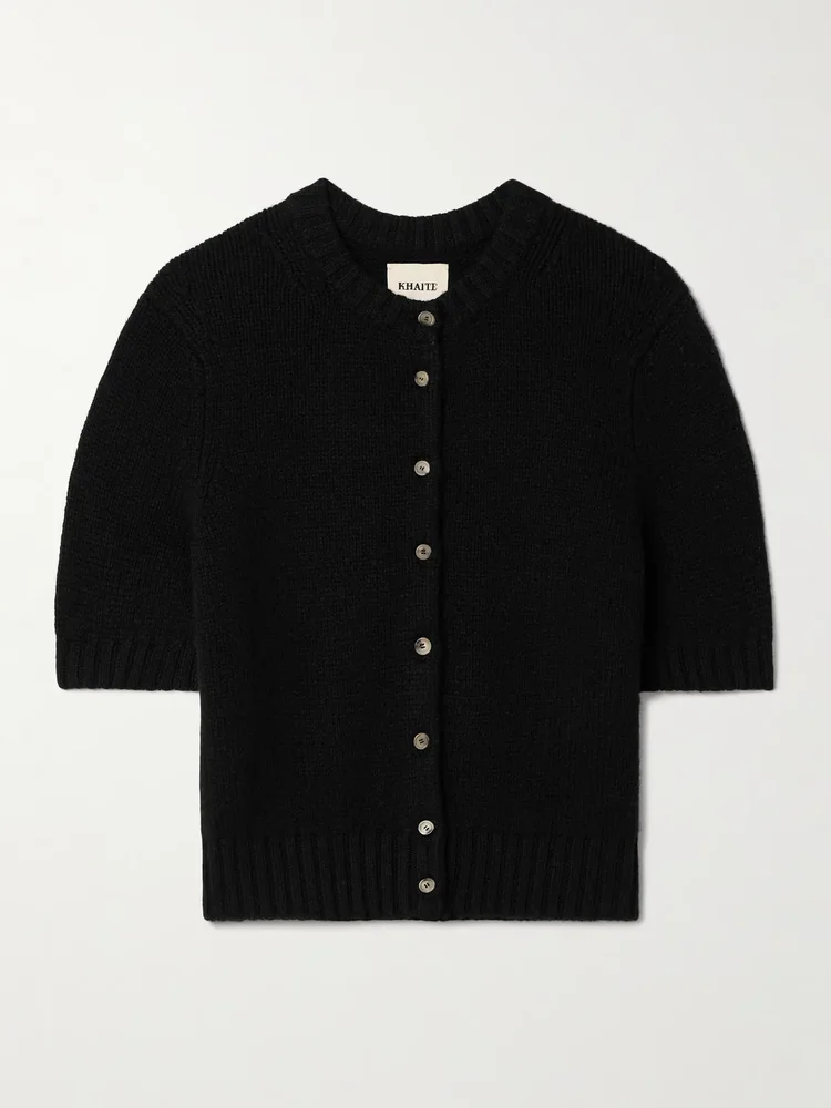 Nora cropped cashmere cardigan