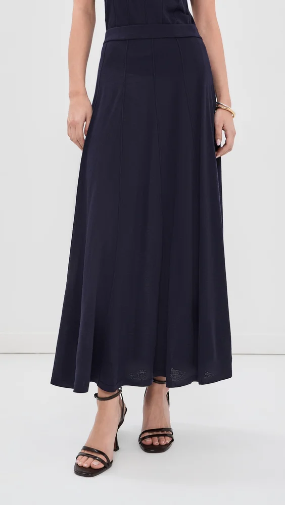 Seamed Maxi Skirt