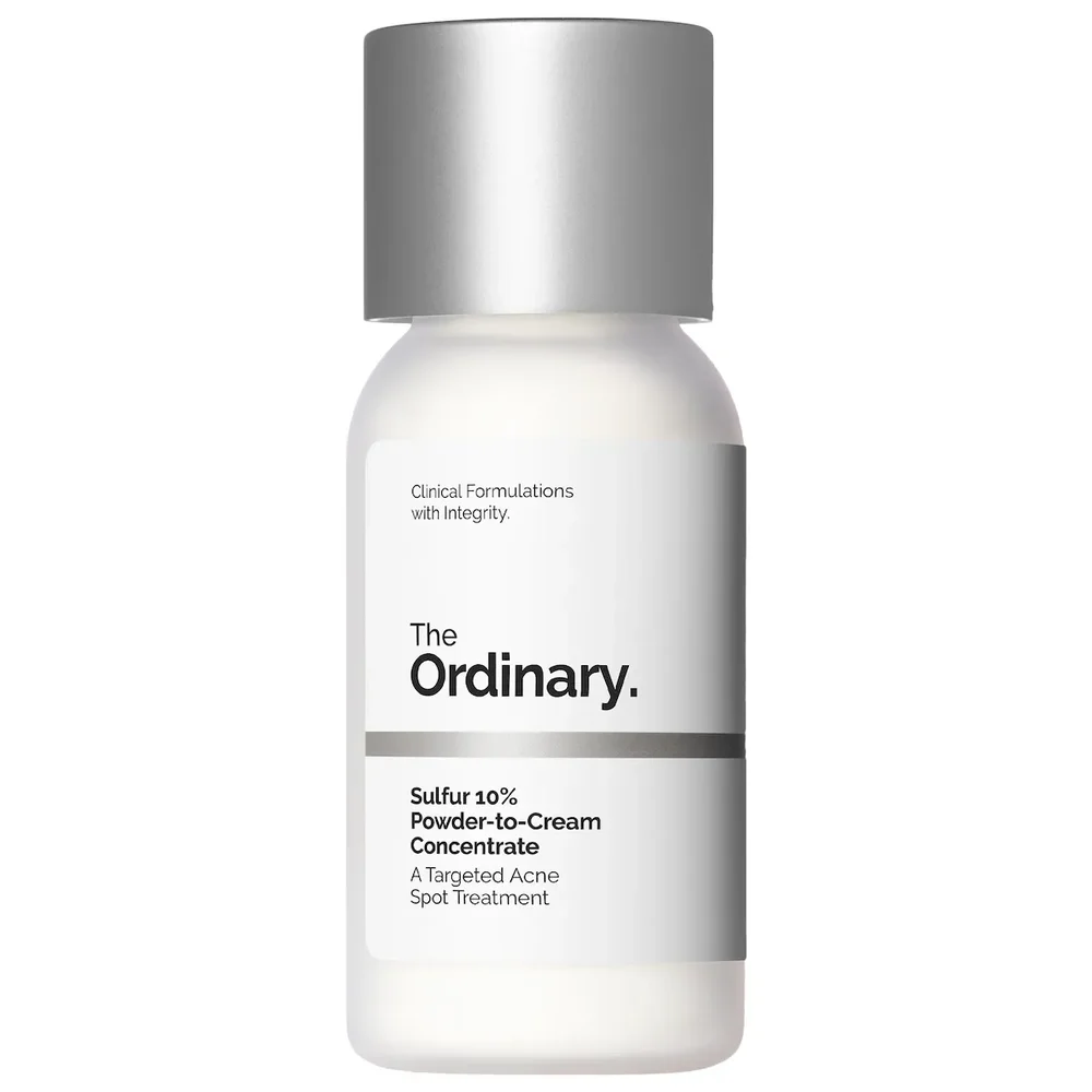 Sulfur 10% Powder-to-Cream Concentrate Acne Spot Treatment