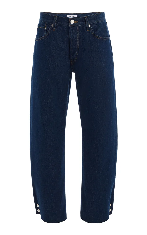 x Kaia Gerber Nico Rigid Low-Rise Wide-Leg Jeans