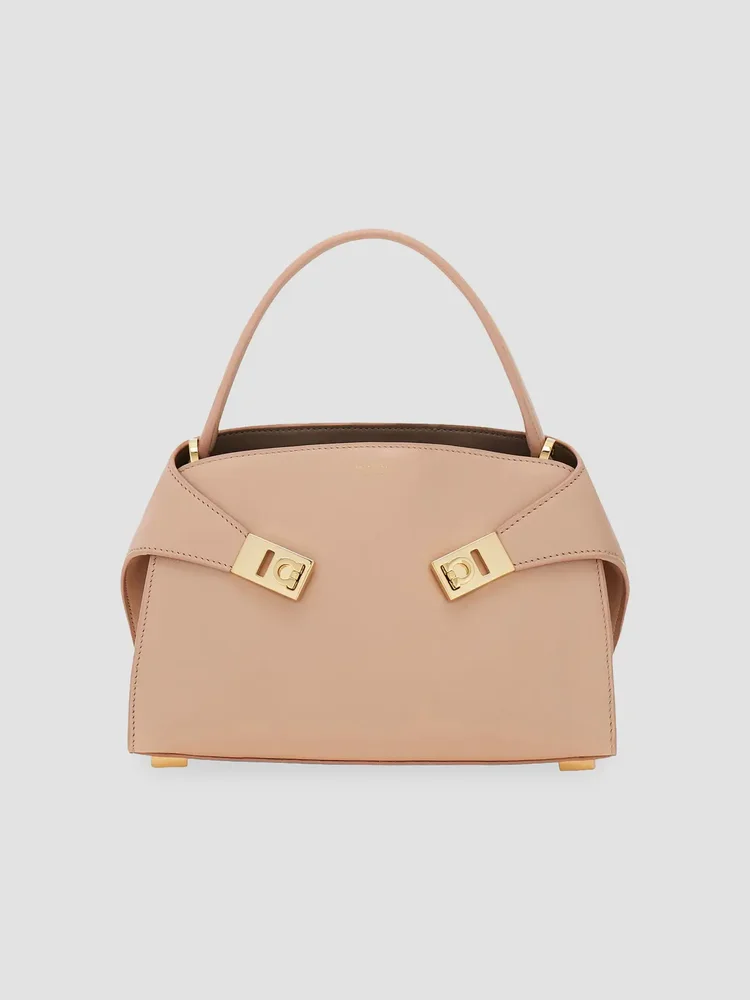 Hug Mini Leather Top Handle Bag