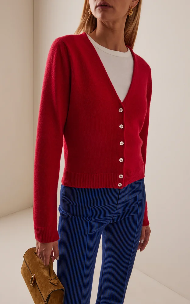 Cardi Wool-Cashmere Cardigan