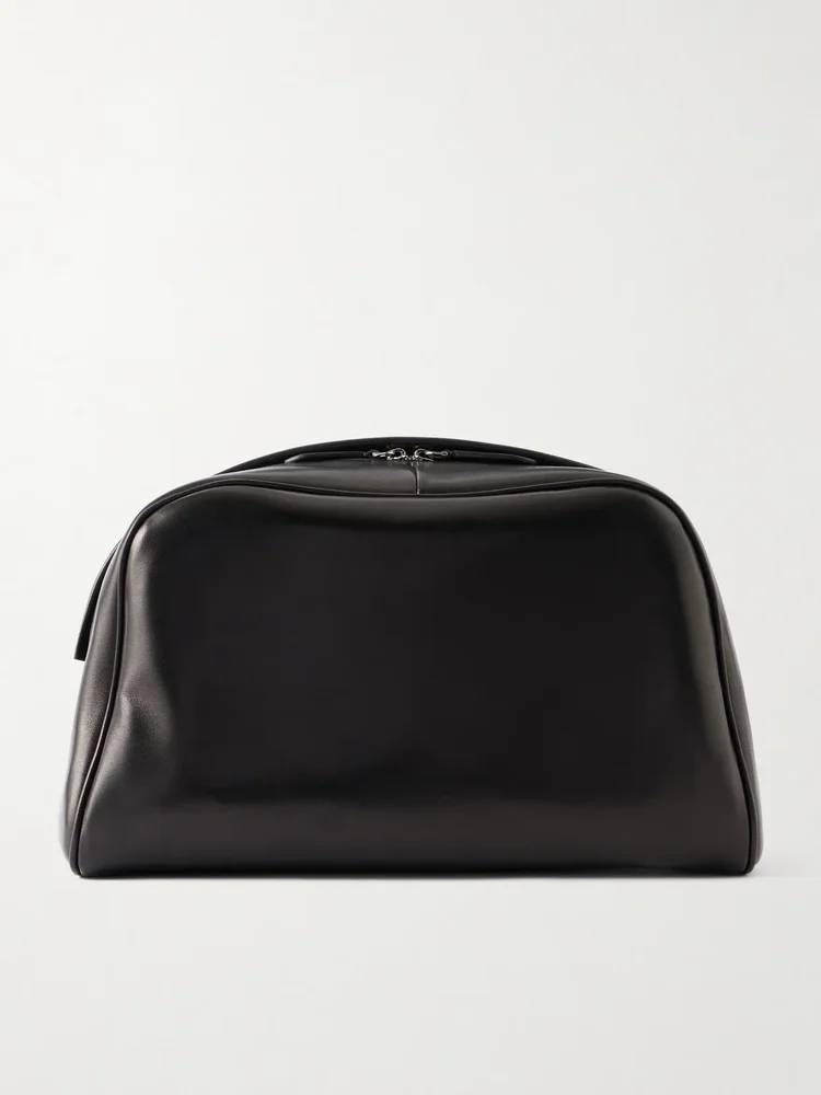 Leila leather clutch