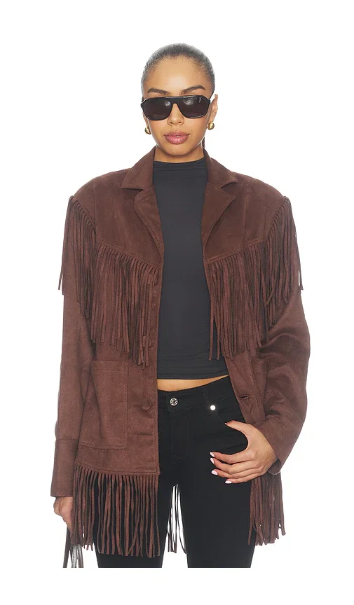 Salley Faux Suede Jacket