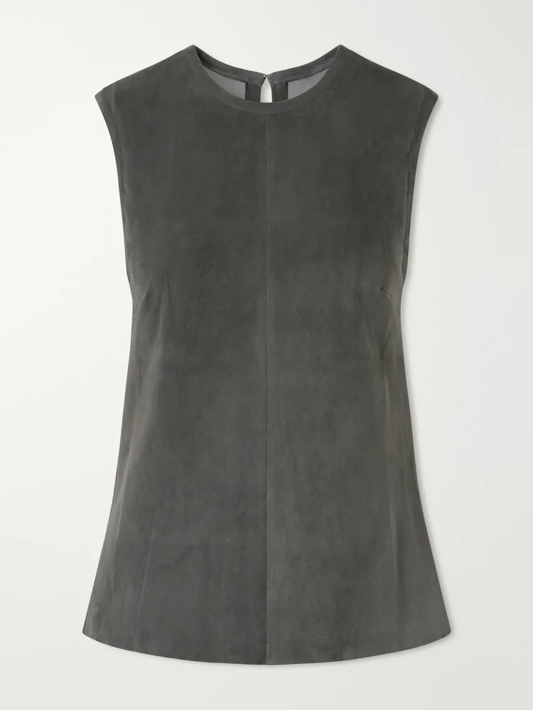 Miuccia suede tank