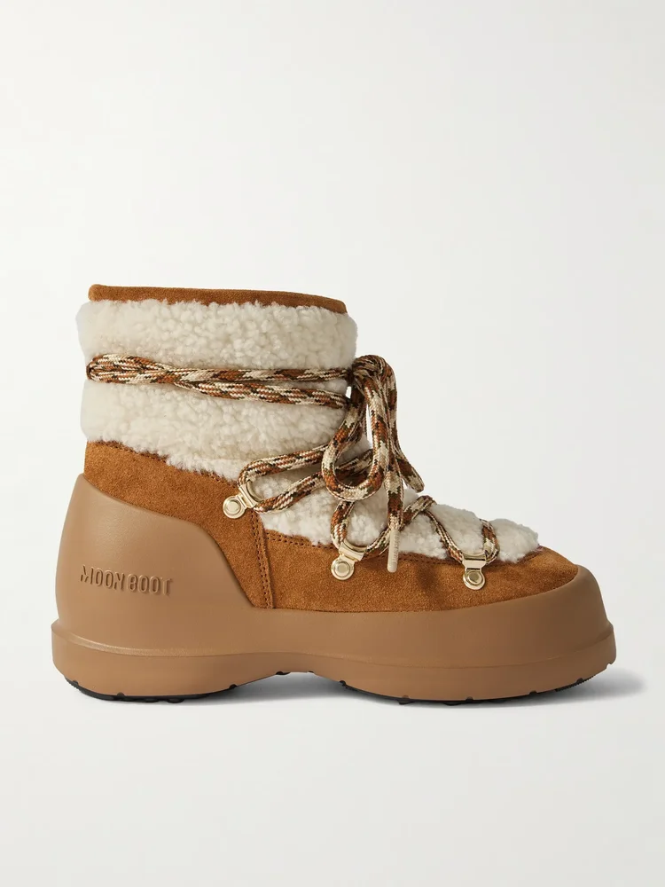 Luna shearling snow boots