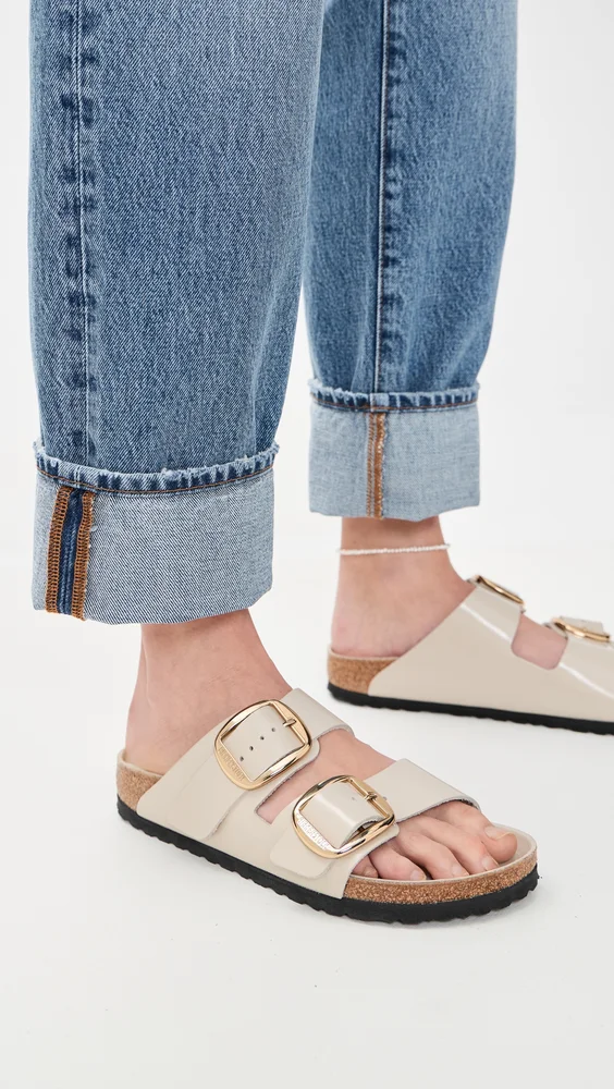 Arizona Big Buckle High Shine Sandals