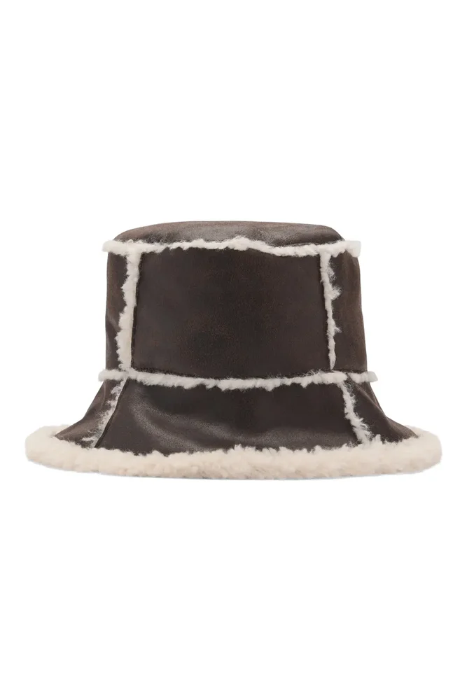 Faux Shearling Bucket Hat